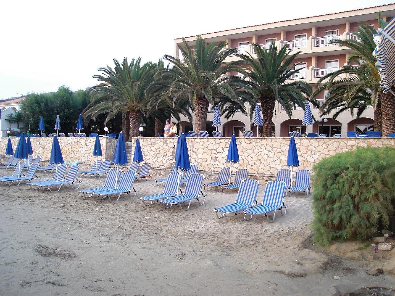 Görögország, Zakynthos, Argassi, Zakanta Beach Hotel, tengerpart