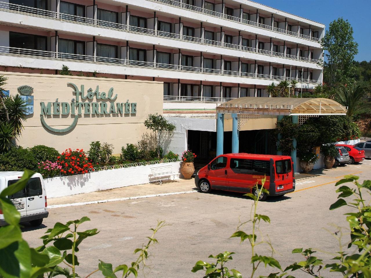 Görögország, Kefalonia, Lassi, Mediterranee Hotel, külső