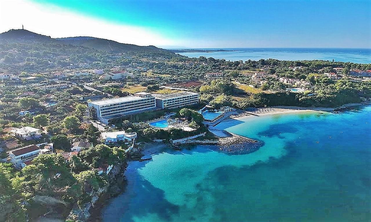 Görögország, Kefalonia, Lassi, Mediterranee Hotel, tenger