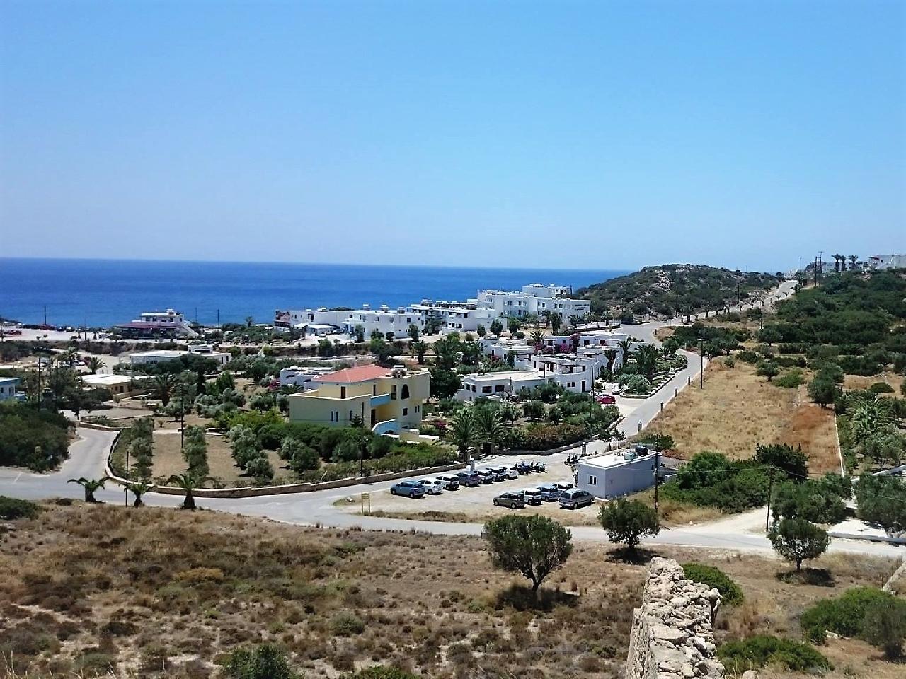 Görögország, Karpathos, Amoopi, Blue Sea Hotel, kilátás