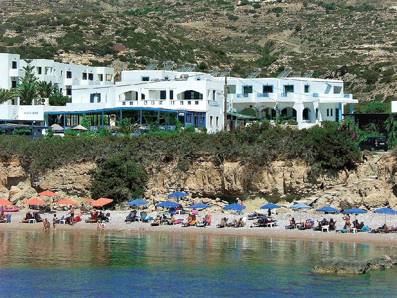 Görögország, Karpathos, Amoopi, Votsalakia Beach Hotel, külső