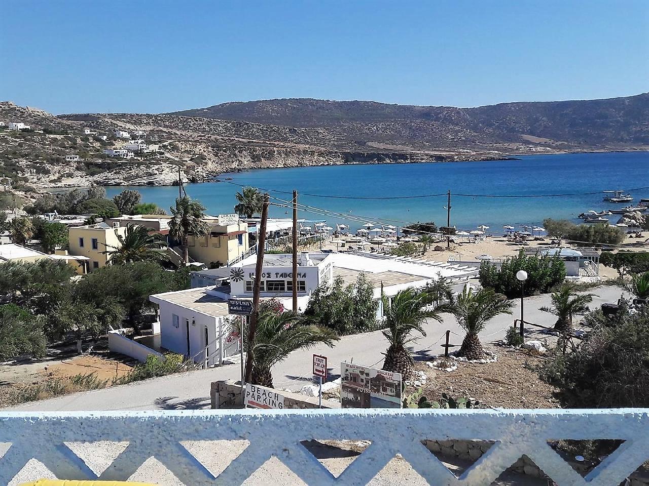 Görögország, Karpathos, Amoopi, Votsalakia Beach Hotel, kilátás