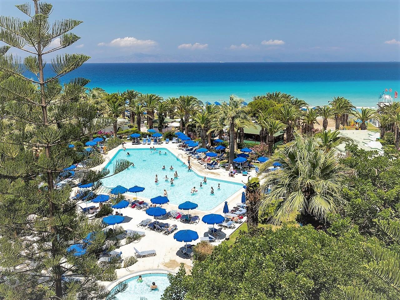 Görögország, Rodosz, Ialyssos, Blue Horizon Palm Beach Hotel, külső
