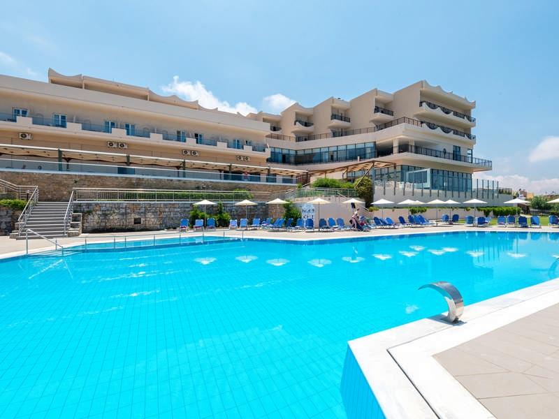 Görögország, Kréta, Kelet-Kréta, Heraklion, Kokkini Hani, Themis Beach Hotel, külső