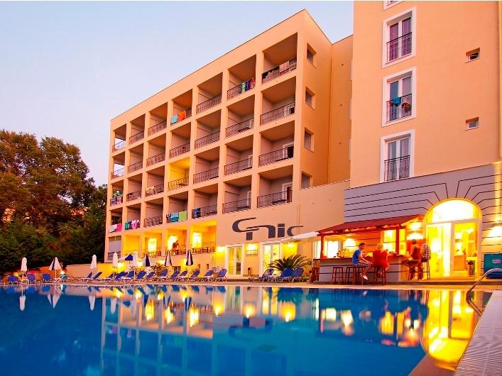 Görögország, Korfu, Kanoni, Hellinis Hotel, külső