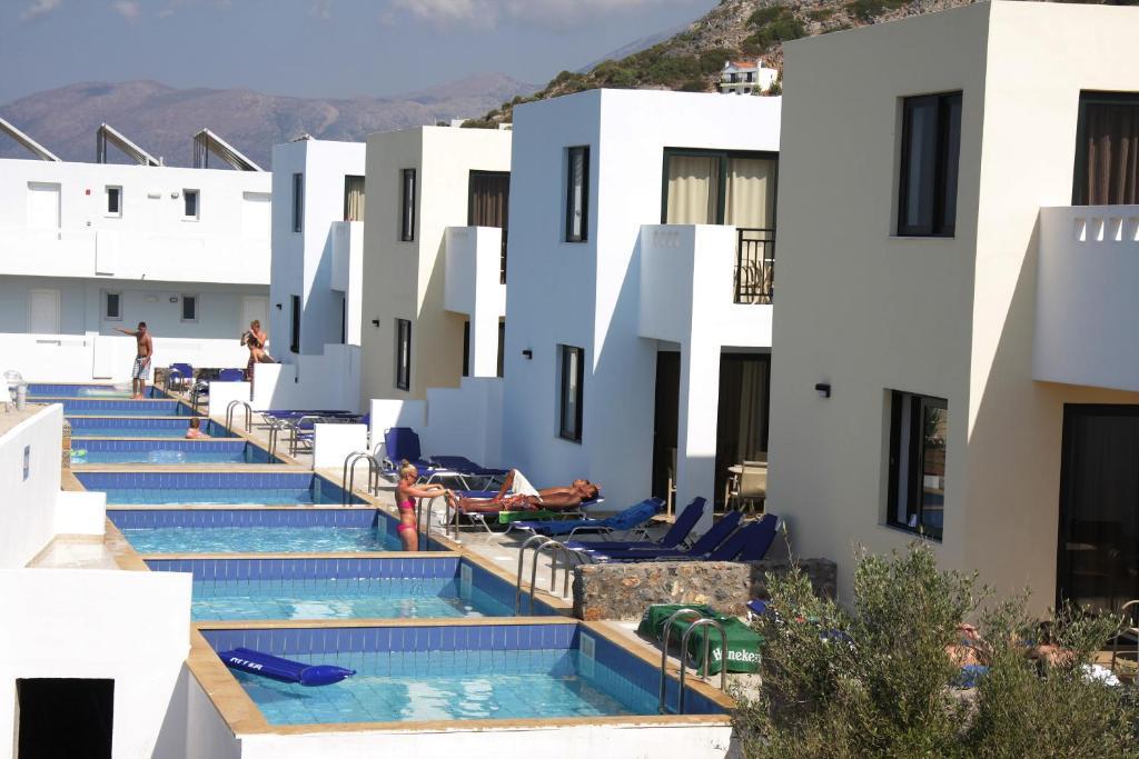 Görögország, Kréta, Kelet-Kréta, Heraklion, Hersonissos, Mediterraneo Hotel, medence