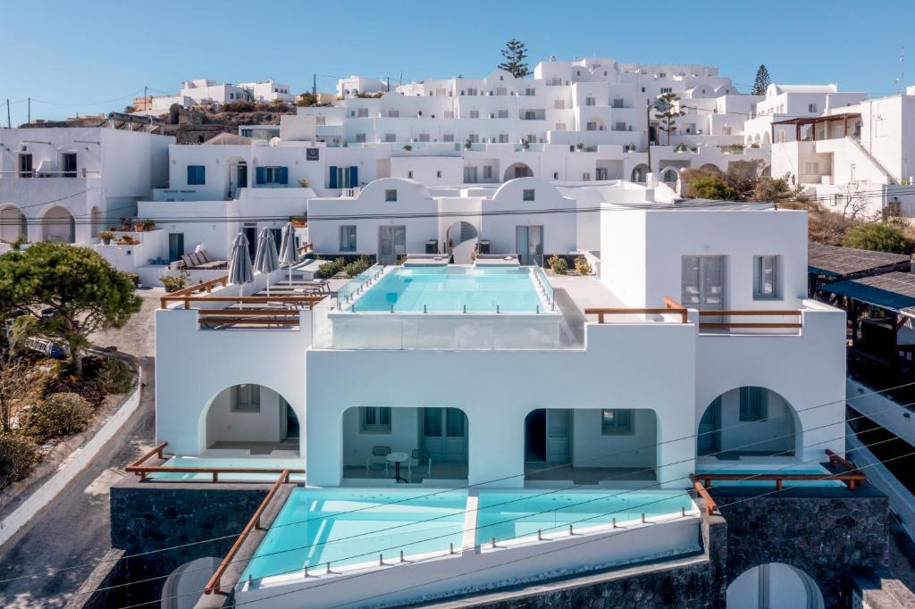 Görögország, Santorini, Fira, Santorini Palace Hotel, medence