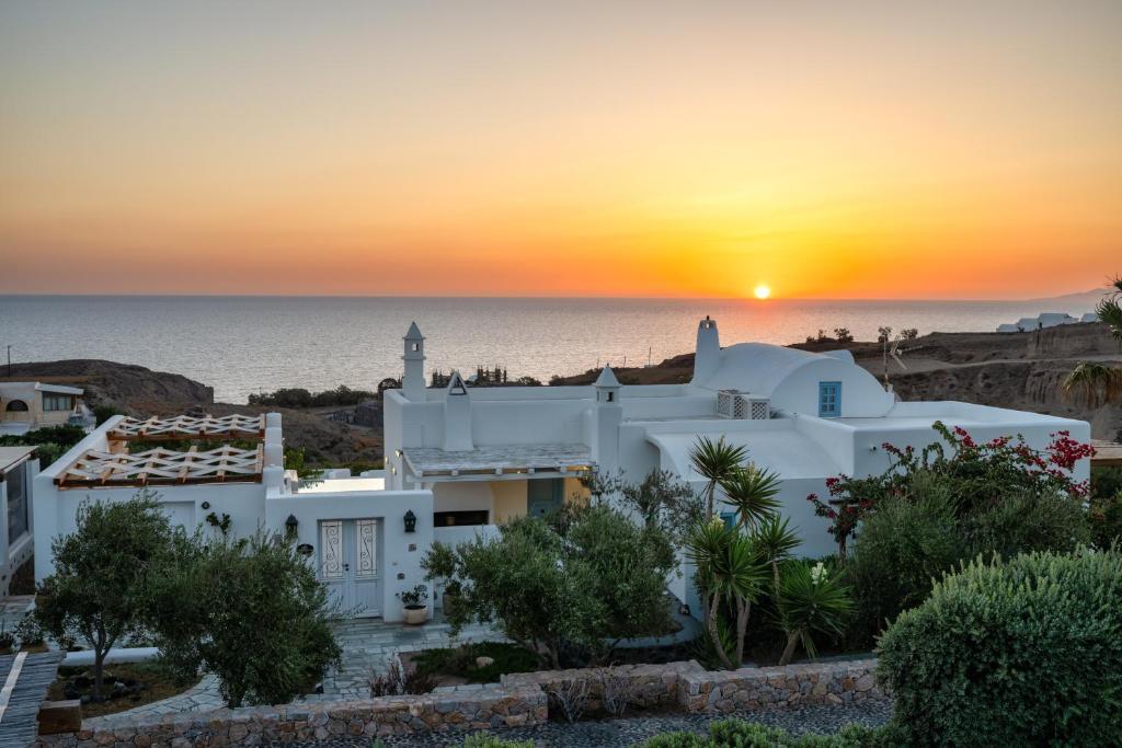 Görögország, Santorini, Vourvoulos, Anema Hotel, kilátás
