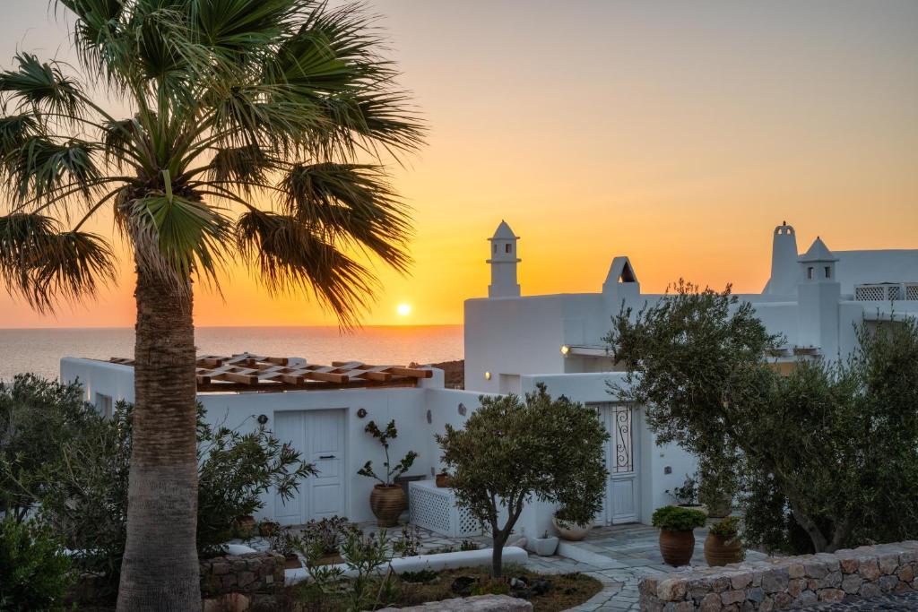 Görögország, Santorini, Vourvoulos, Anema Hotel, kilátás