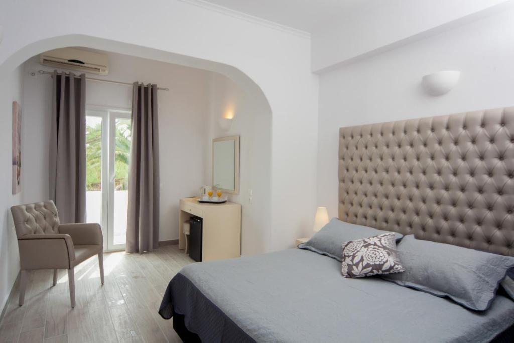 Görögország, Santorini, Fira, Daedalus Hotel, szoba