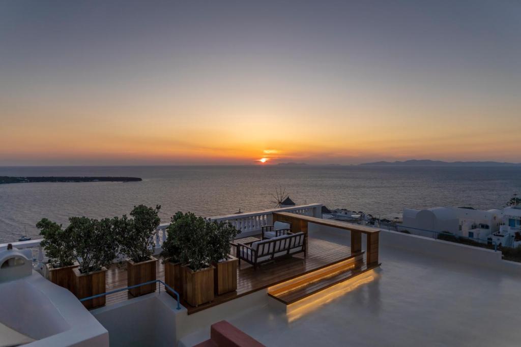 Görögország, Santorini, Oia, Oia Mansion, kilátás